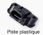 Potentiomètre à piste plastique